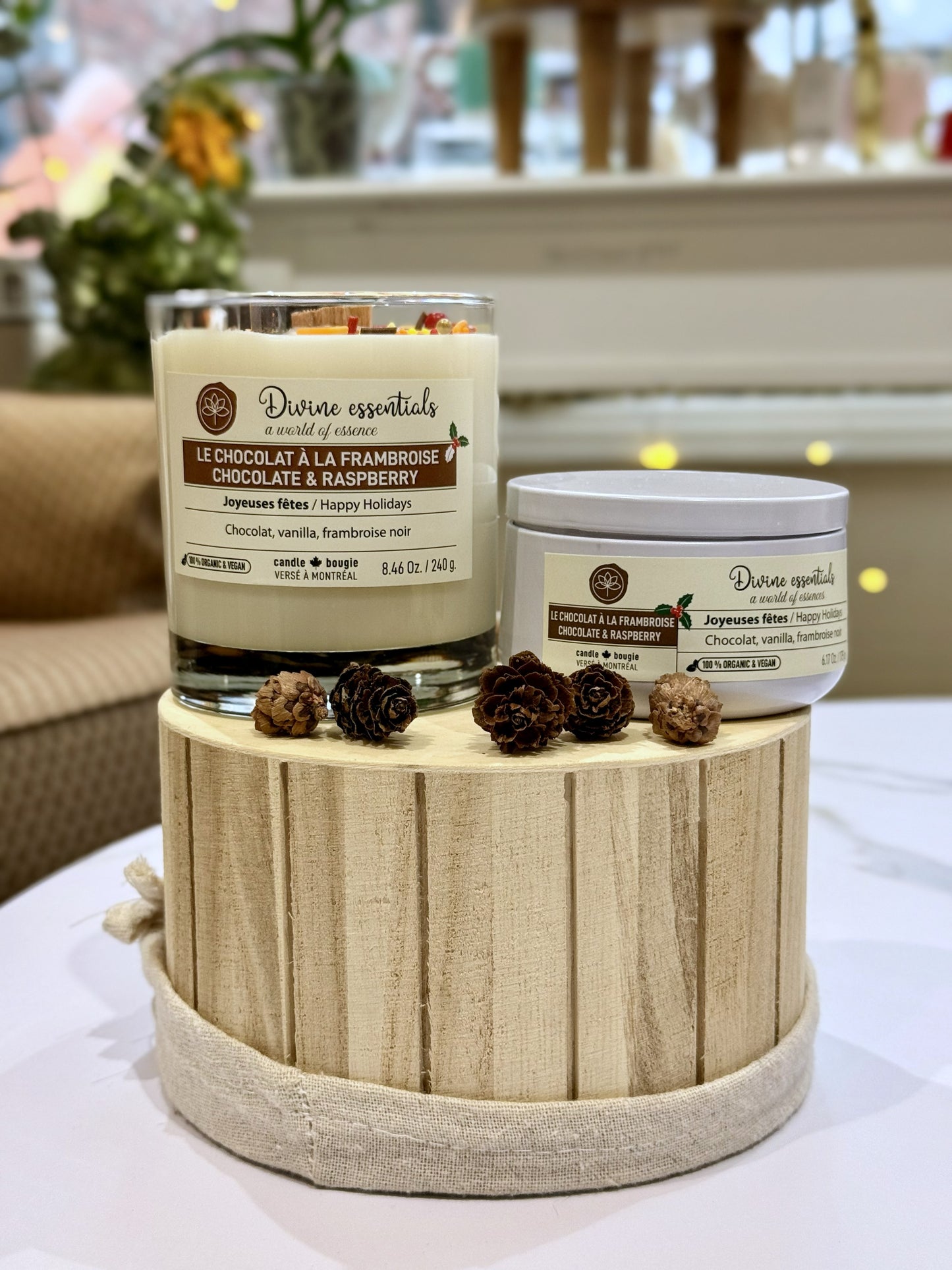 Chocolate Raspberry Candle