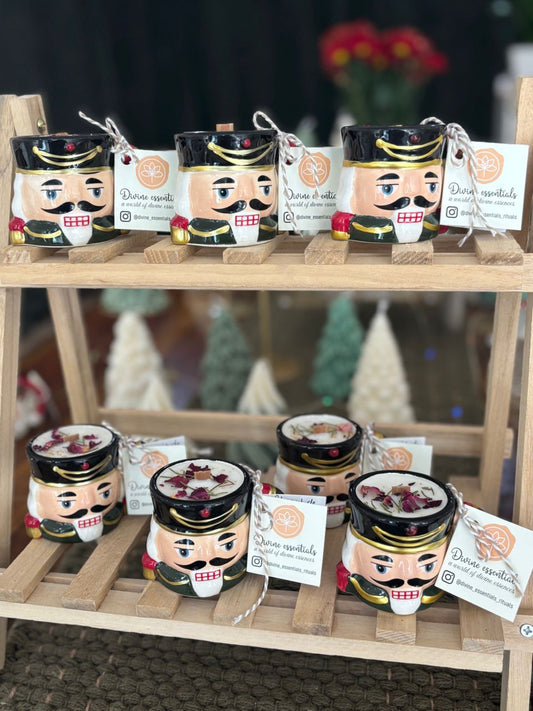 Nutcracker Candle – Christmas Spirit Edition