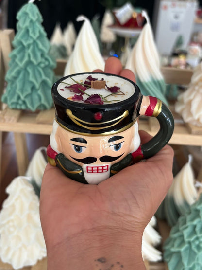 Nutcracker Candle – Christmas Spirit Edition